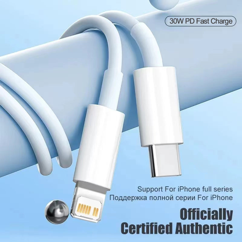 Hochwertiges USB Typ C PD 20W Kabel für Apple iPhone SE 15 14 13 12 11 Pro Max Plus Mini X XS 8 | Prämie Schnelle USB C Kabel