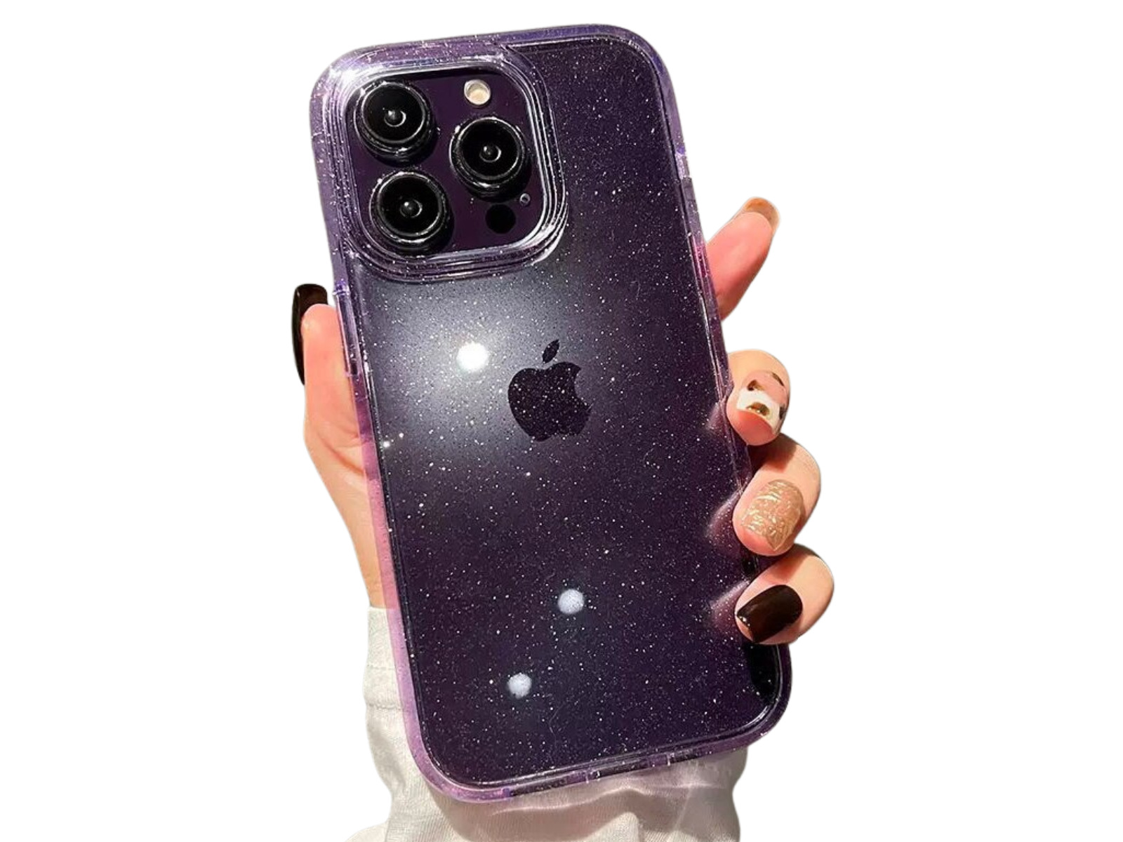 Luxury Bling Glitter Transparent Shockproof Case for Apple iPhone 16/15/14/13/12 Pro Max Plus Mini
| Stylish & Protective