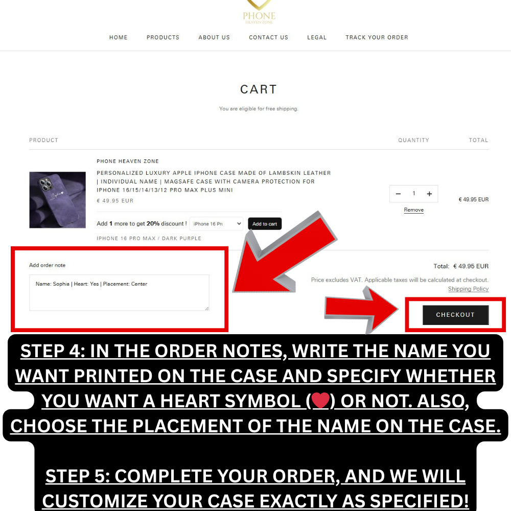 Personalized Luxury Apple iPhone Case Made Of Lambskin Leather | Individual Name | MagSafe Case with Camera Protection for iPhone 16/15/14/13/12 Pro Max Plus Mini