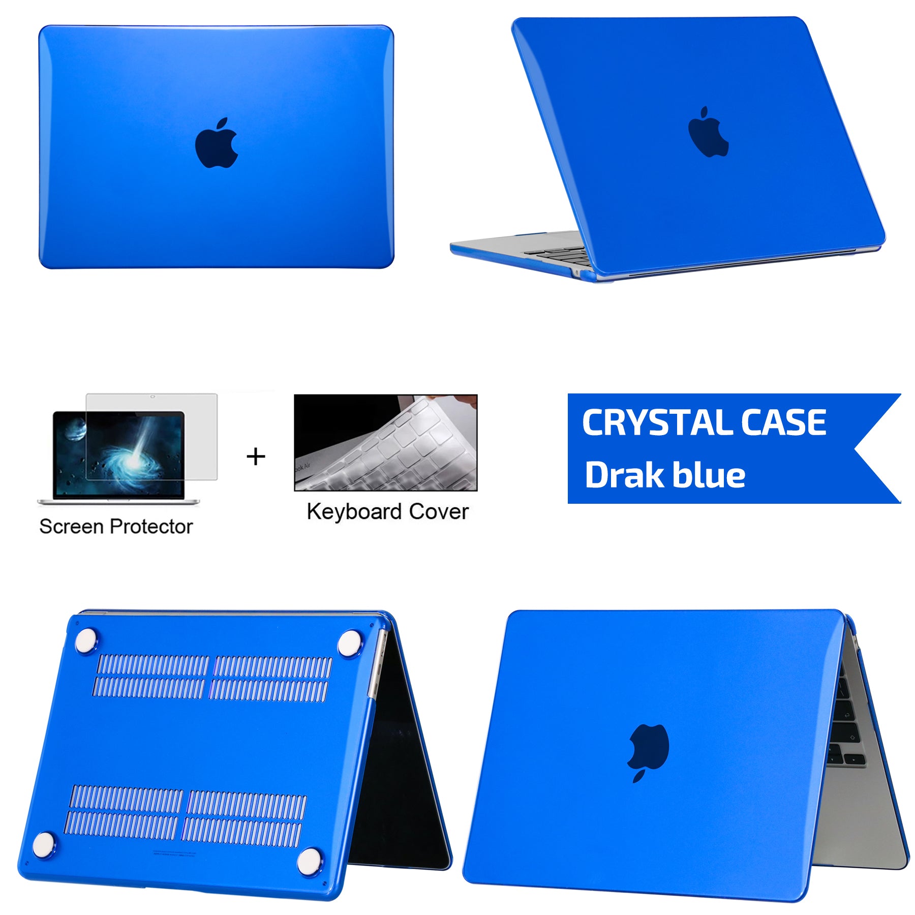 High-Quality Ultra-Thin Hardshell Case - Laptop Sleeve for MacBook Air/Pro/M3/M2/M1: 16,14,13-inch | 2024/2023/2022/2020 Series - Premium Cover