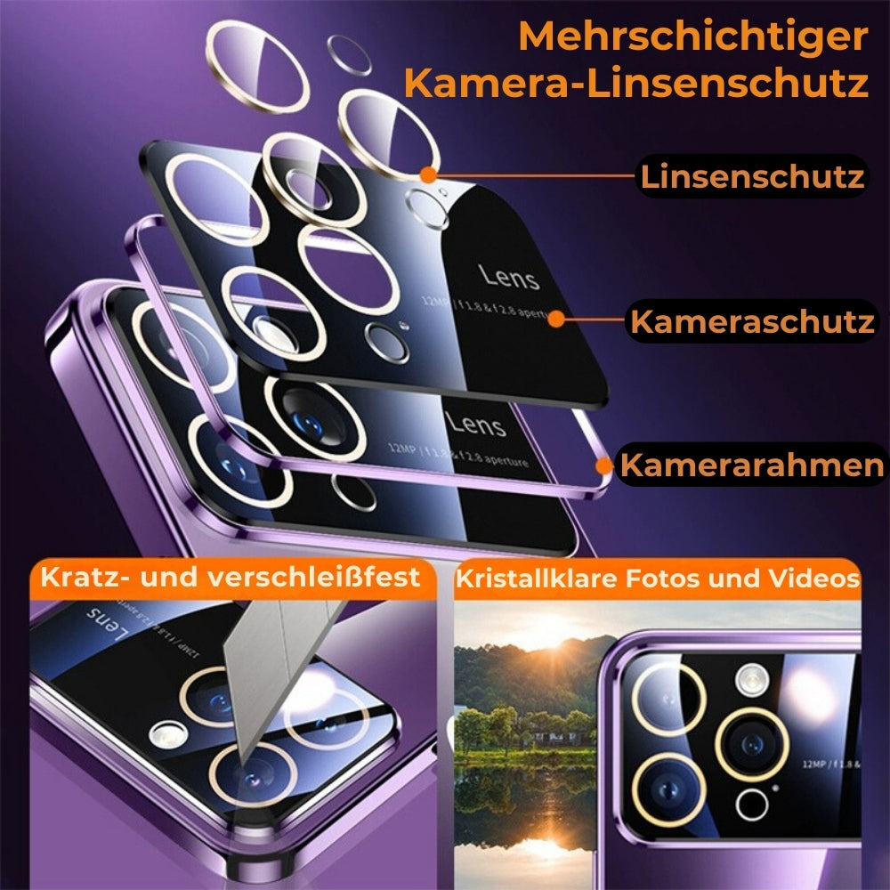 Luxus Ultra-Dünne Magsafe Magnetische Klare iPhone Hülle | Stoßfest, Transparenter Kameralinsenschutz, Kratzfest, Kabelloses Laden & Hartes PC Glas - Phone Heaven Zone
