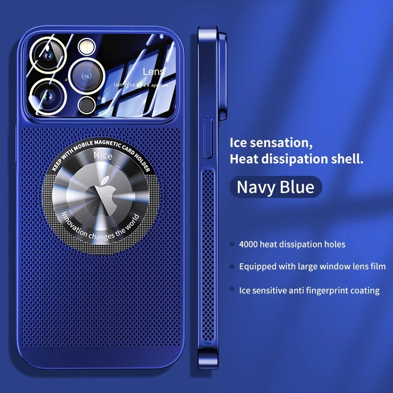 Luxus wärmeableitendes Magnetgehäuse als iPhone-Hülle