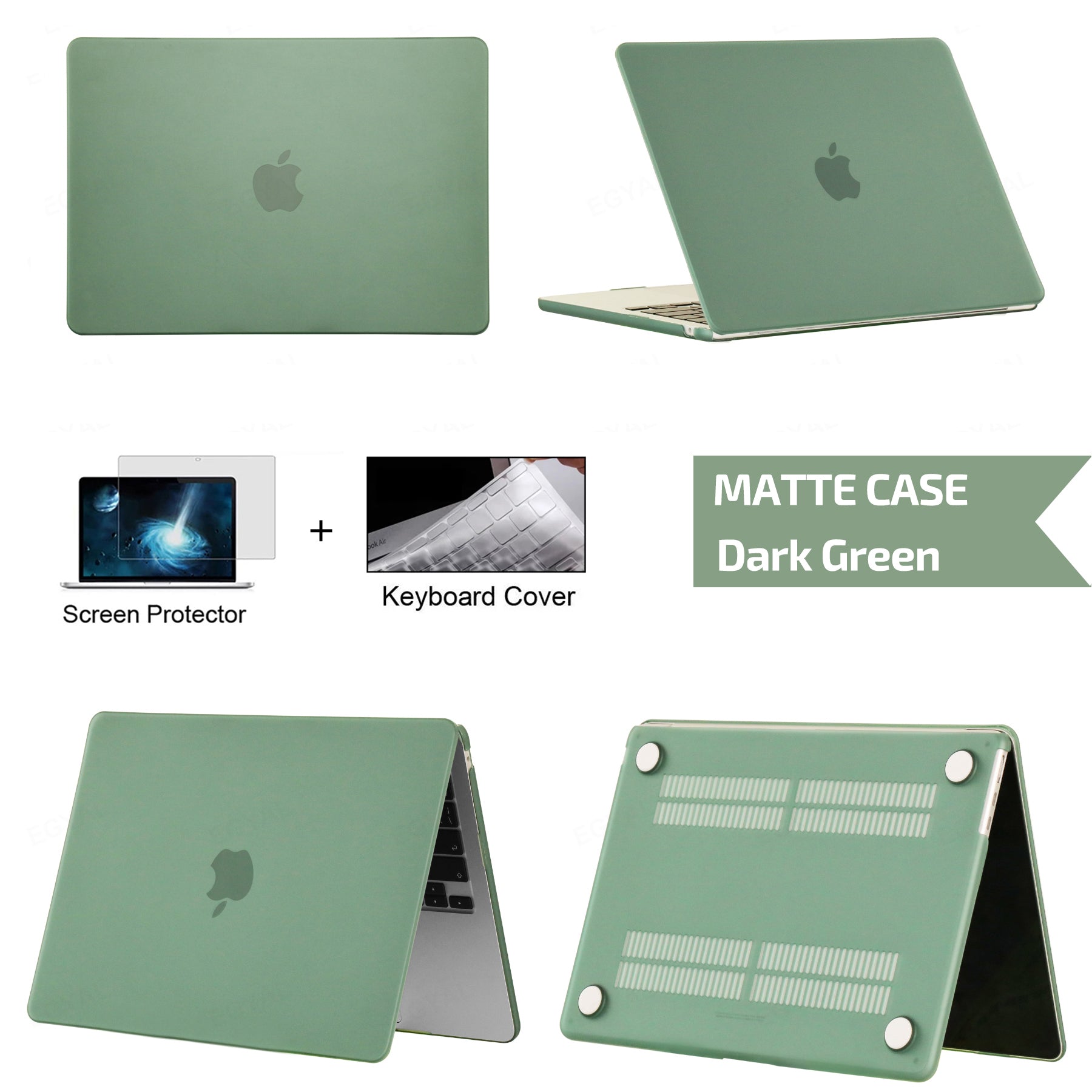 High-Quality Ultra-Thin Hardshell Case - Laptop Sleeve for MacBook Air/Pro/M3/M2/M1: 16,14,13-inch | 2024/2023/2022/2020 Series - Premium Cover