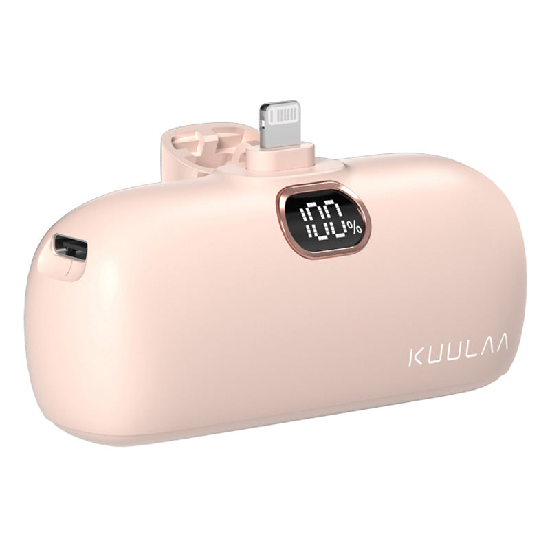Kuulaa Mini Prämie Power Bank 5000mAh – Power Bank QC PD Schnellaufladen für iPhone 15, 14, 13. Externe Batterie,