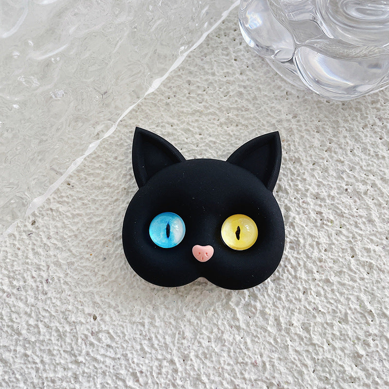 Luxury Air Sac Telefon Halter Griptok Kawaii 3D Katze Handy Finger Ring | Stand Grip Tok Handy Zubehör iPhone | Stylischer