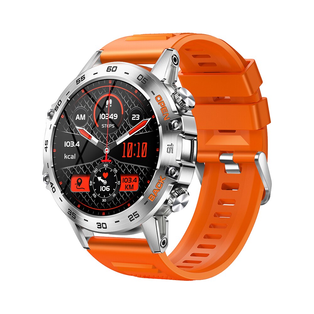Luxus 1.39" Bluetooth Anruf Smartwatch Männer Sport Fitness Uhren | IP68 Wasserdichte Smartwatch für Xiaomi Android iOS K52