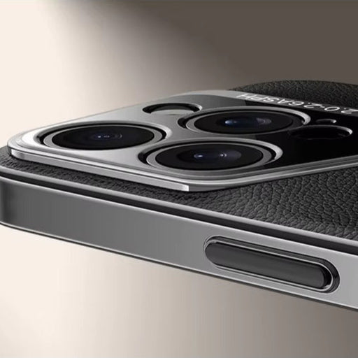 Premium Luxury iPhone Case – Electroplated Leather, Ultra-Thin, Shockproof Hard Protection Durable Cover | Case for iPhone