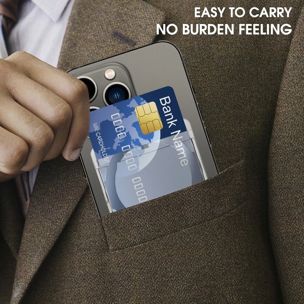 Premium Magsafe Magnetisches Portmonee Hülle für Smartphones, Apple iPhone, Samsung, iOS & Android Starke Limitierte Auflage