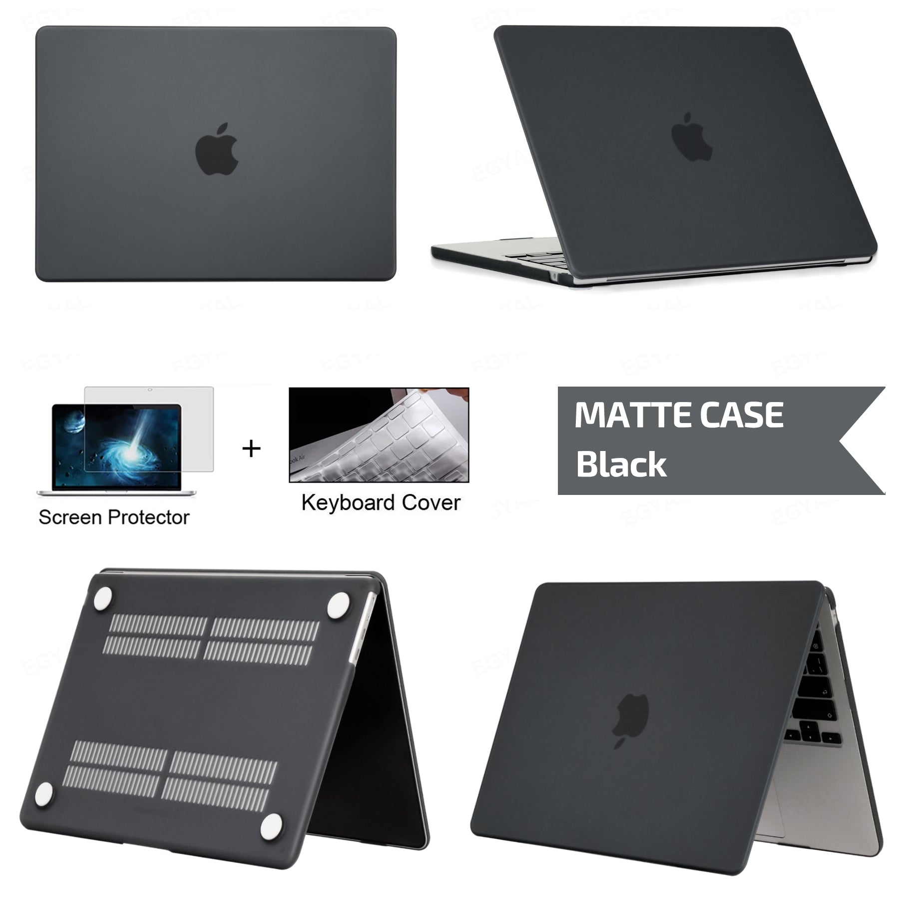 High-Quality Ultra-Thin Hardshell Case - Laptop Sleeve for MacBook Air/Pro/M3/M2/M1: 16,14,13-inch | 2024/2023/2022/2020 Series - Premium Cover