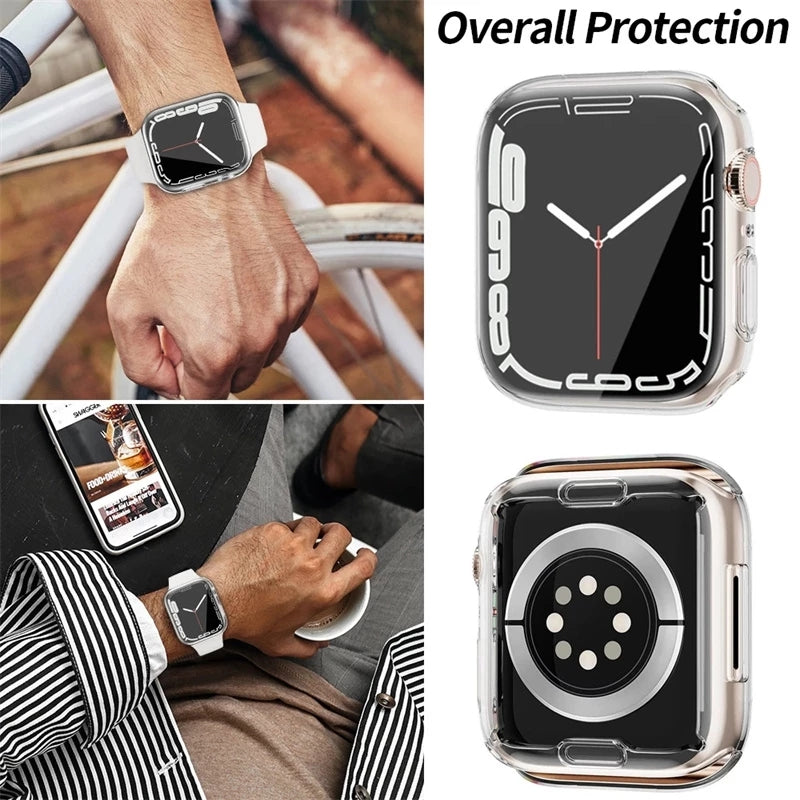 Premium Smart Devil 2-Pack Full Adhesive Soft Film for Apple Watch 10/9/8/7/6/5/4/3/2/1 & Ultra 2/1, SE: 2024, 2023, 2022, 2021, 2020, 2019, 2018, 2017, 2016, 41mm/45mm, 44mm/40mm | HD Screen Protection, Easy Installation