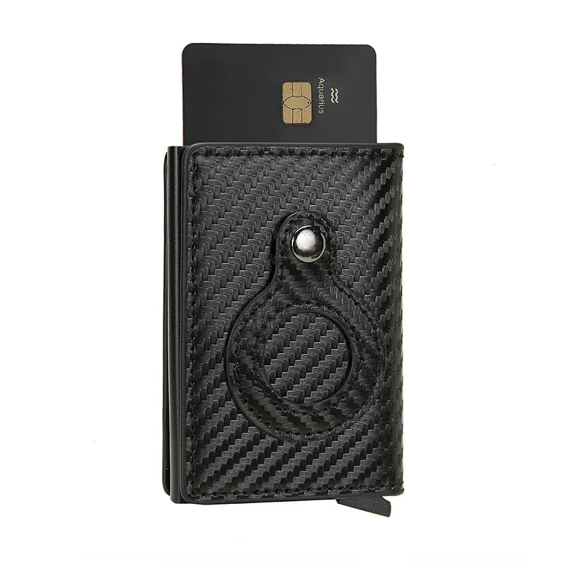 Smart-Geldbörse für Männer und Frauen mit AirTag und Kreditkartenhalter - Leder Portemonnaie für Geld und Karten