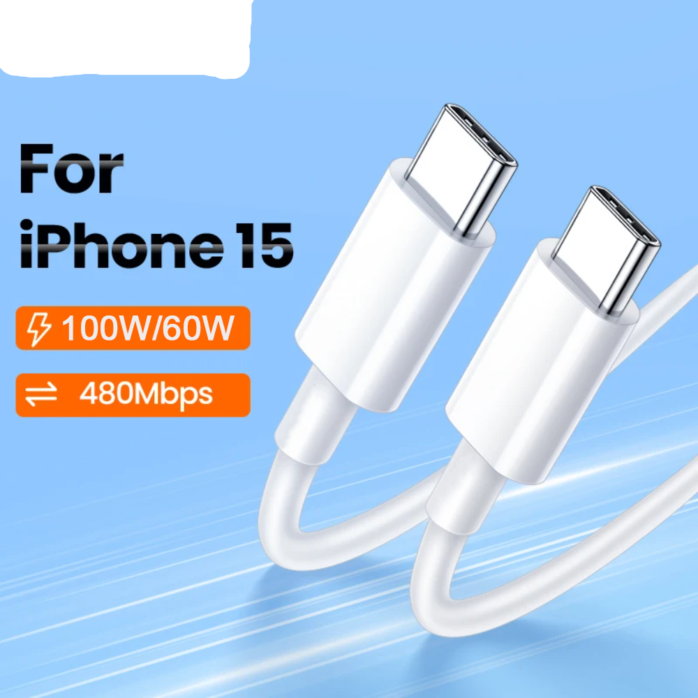High Durability USB-C Kabel für Apple iPhone 15 Pro Max, PD 60W Schnellladung, Huawei, Xiaomi, Samsung, Typ C Geflechtkabel