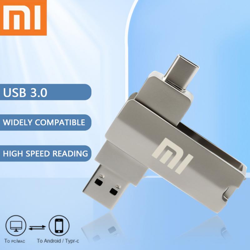 Premium Xiaomi U-Disk 2TB 1TB USB 3.1 Type-C Interface 256GB 128GB 512GB Mobile Computer Data Transfer Portable USB Storage