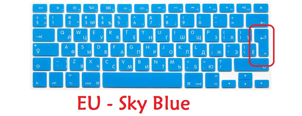 Premium Keyboard Protection Skin for Macbook Air/Pro/M3/M2/M1: 16,14,13-inch | 2024/2023/2022/2020 Series High-Quality Keyboard Cover