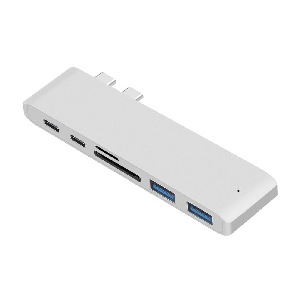 Premium USB-C Hub with HDMI 4K Adapter & Thunderbolt 3: USB 3.1 Type-C to 3.0 Hub - Enhanced Connectivity for Macbook Air/Pro/M3/M2/M1: 16,14,13-inch | 2024/2023/2022/2020 Series Chips