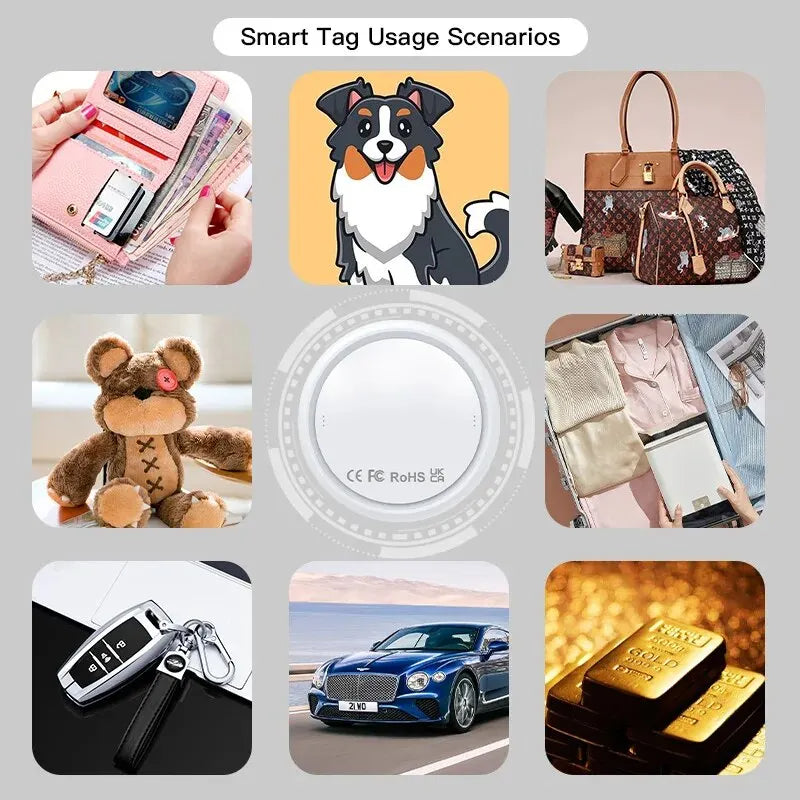 Premium Bluetooth-GPS-Tracker als Alternative zu Apple AirTag Verlorenes mit unserer App finden Ferngesteuerter