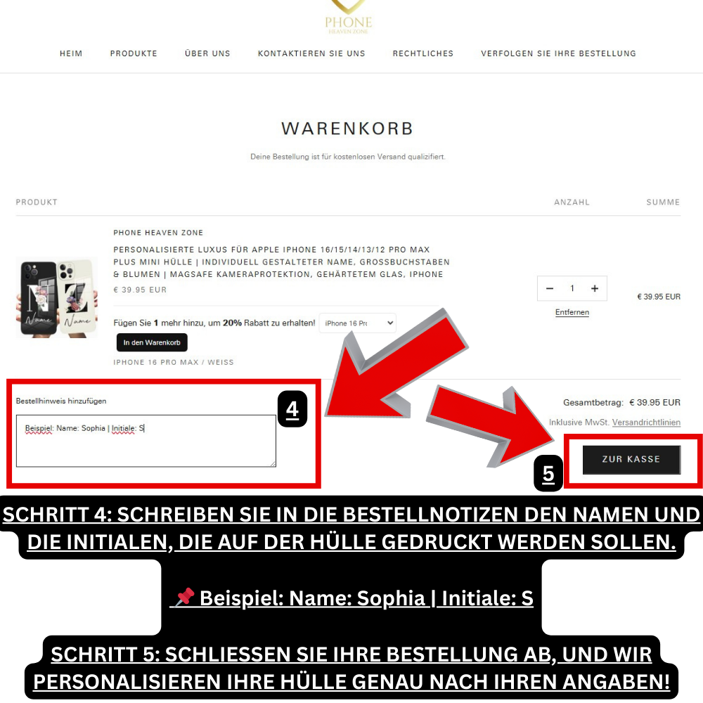 Personalized Luxury iPhone Case for Apple iPhone 16/16e, 15, 14, 13, 12 Pro Max, Pro, Plus & Mini Cover | Custom Name & Initials with Elegant Floral Design | MagSafe Compatible | Premium Camera Protection | Tempered Glass | Stylish Protective Case