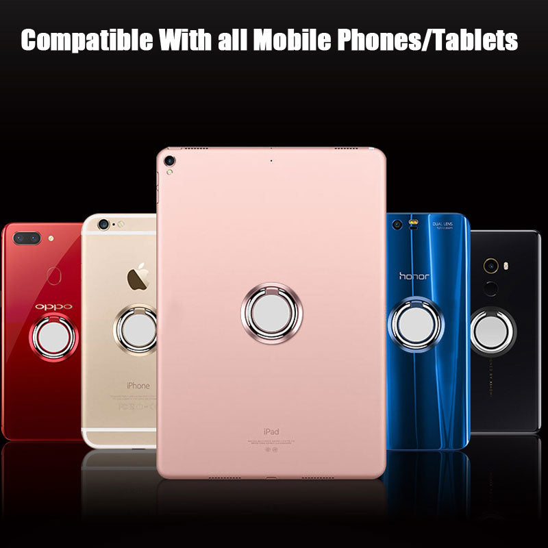 Luxuriöser Magnetischer Finger Ring Handyhalter | Universeller Drehbarer Smartphone Ständer Griff für Apple iPhone,