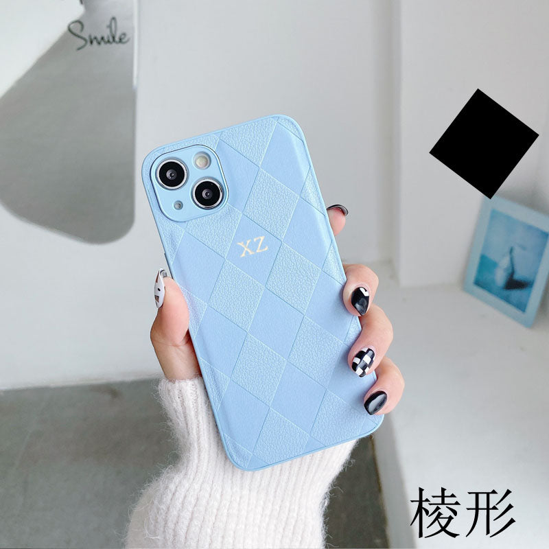 Personalized Luxury Leather iPhone Case for Apple iPhone 16/16e, 15, 14, 13, 12 Pro Max, Pro, Plus & Mini | Name, Initials, Symbols & Numbers | Custom Engraved Case | MagSafe Compatible Cover with Camera Protection & Genuine Leather