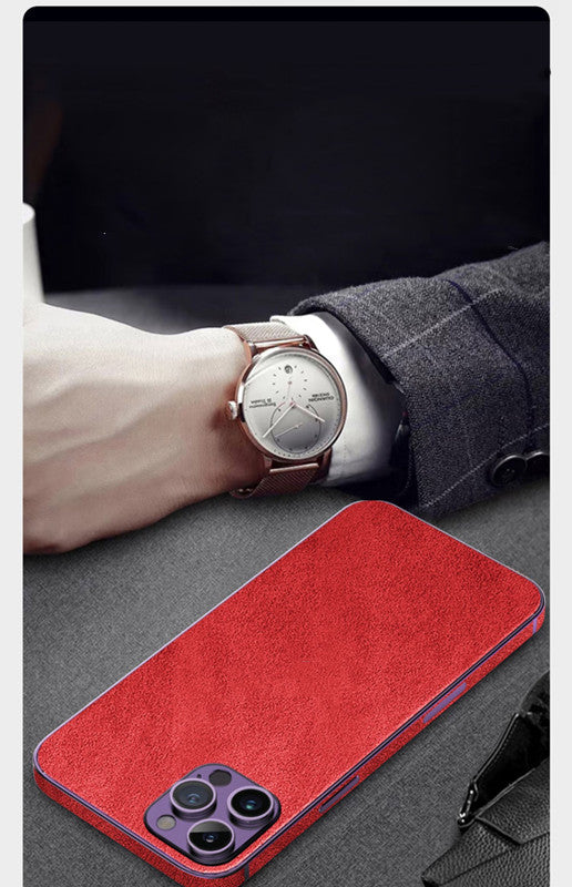 High-Quality Genuine Leather iPhone Case with Strap and Protective Cover | MagSafe Case with 360-Degree Protection & Camera Lens Protection for Apple iPhone 16/16e, 15, 14, 13, 12 Pro Max, Pro, Plus & Mini Cover | Shockproof Phone Case with Armor Shell