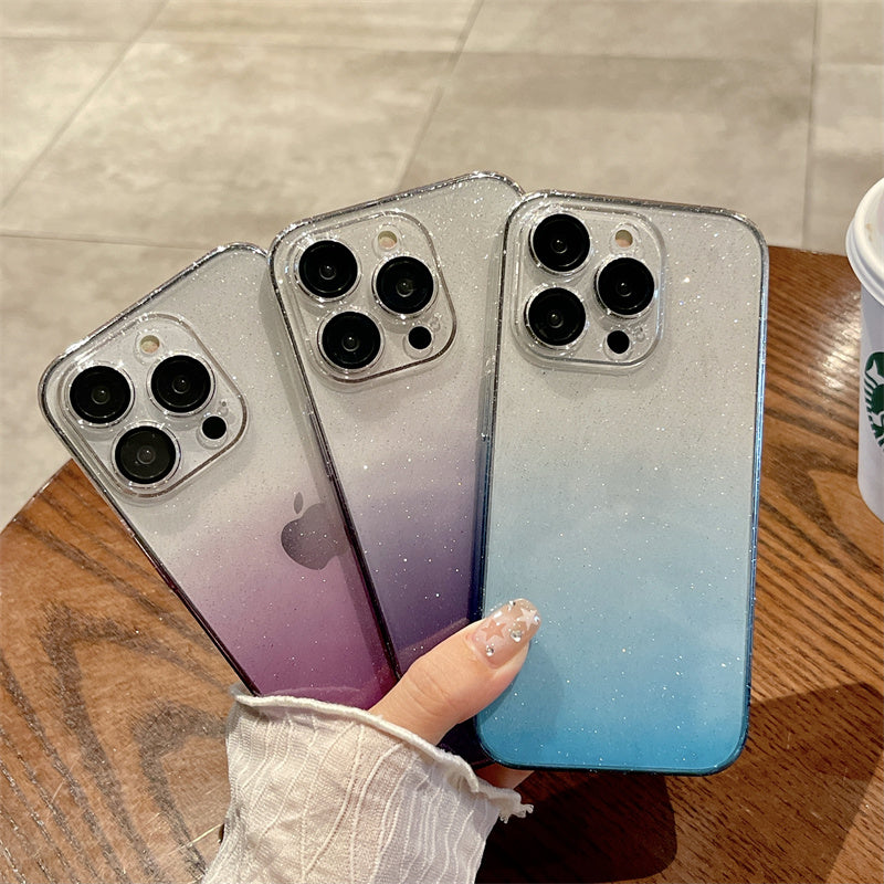 Luxury Bling Glitter Transparent Shockproof Case for Apple iPhone 16/15/14/13/12 Pro Max Plus Mini
| Stylish & Protective