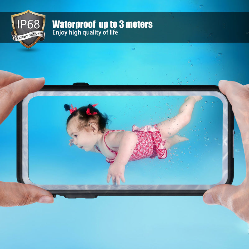 Premium IP68 Military-Grade Underwater Case with MagSafe for Apple iPhone 16/16e, 15, 14, 13, 12 Pro Max, Pro, Plus & Mini - Waterproof for Diving and Swimming | 360° Full Protection Cover, Magnetic Adsorption | Stylish Armor Shockproof Camera Protection