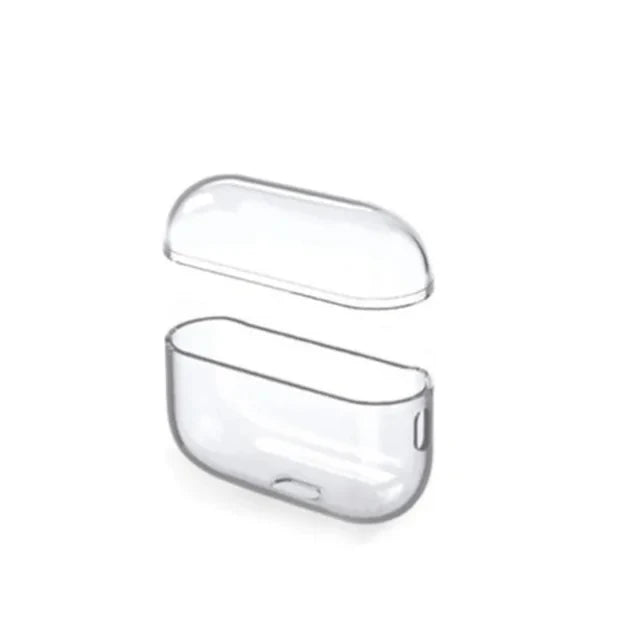 High-Quality Clear Silicone Case for Apple AirPods Pro 4/3/2/1 and Pro Series 2024/2022/2021/2019/2016 | Transparent, Soft TPU Protective Case with Rope - Accessories for AirPods