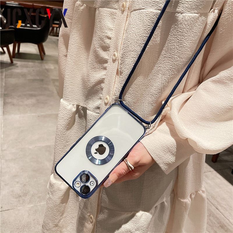 Luxury Apple iPhone Case | MagSafe Compatible, Camera Lens Protection, Screen Protection | Ultra Thin, Shockproof, Magnetic, Full All-Around Protection Cover – Crystal Clear Glass, Plated Edges, Silicone Design, Durable & Elegant