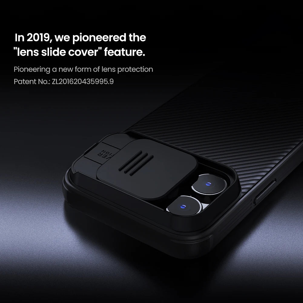 Premium Camera Slider Lens with Luxurious Leather Texture iPhone Case | MagSafe Case with Full Protection and Camera Lens Cover for Apple iPhone 16/15/14/13/12 Pro Max Plus Mini | Heavy Duty Phone Case | Premium Protective Case