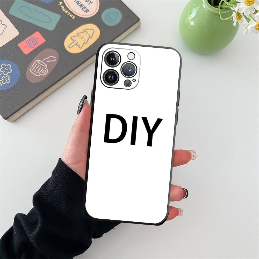 Personalized Luxury iPhone Case for Apple iPhone 16/16e, 15, 14, 13, 12 Pro Max, Pro, Plus & Mini Cover | Custom Name, Initials, Symbols & Numbers | MagSafe Compatible | Camera Protection | Tempered Glass | Premium Protective Case