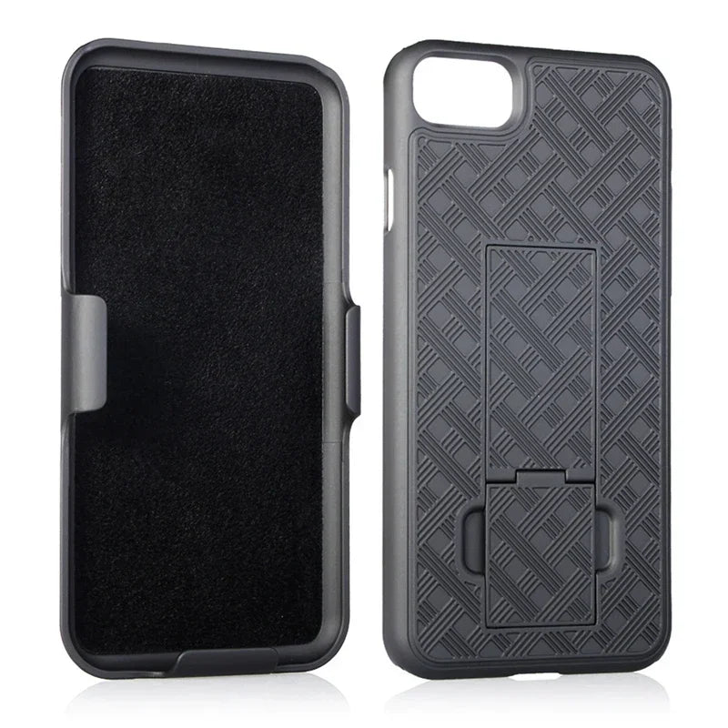 High-Quality 2-in-1 Combo Protective Case with Belt Clip and Stand for iPhone | MagSafe Case for Apple iPhone 16/15/14/13/12 Pro Max Plus Mini | Armor Phone Case & Camera Protector Cover