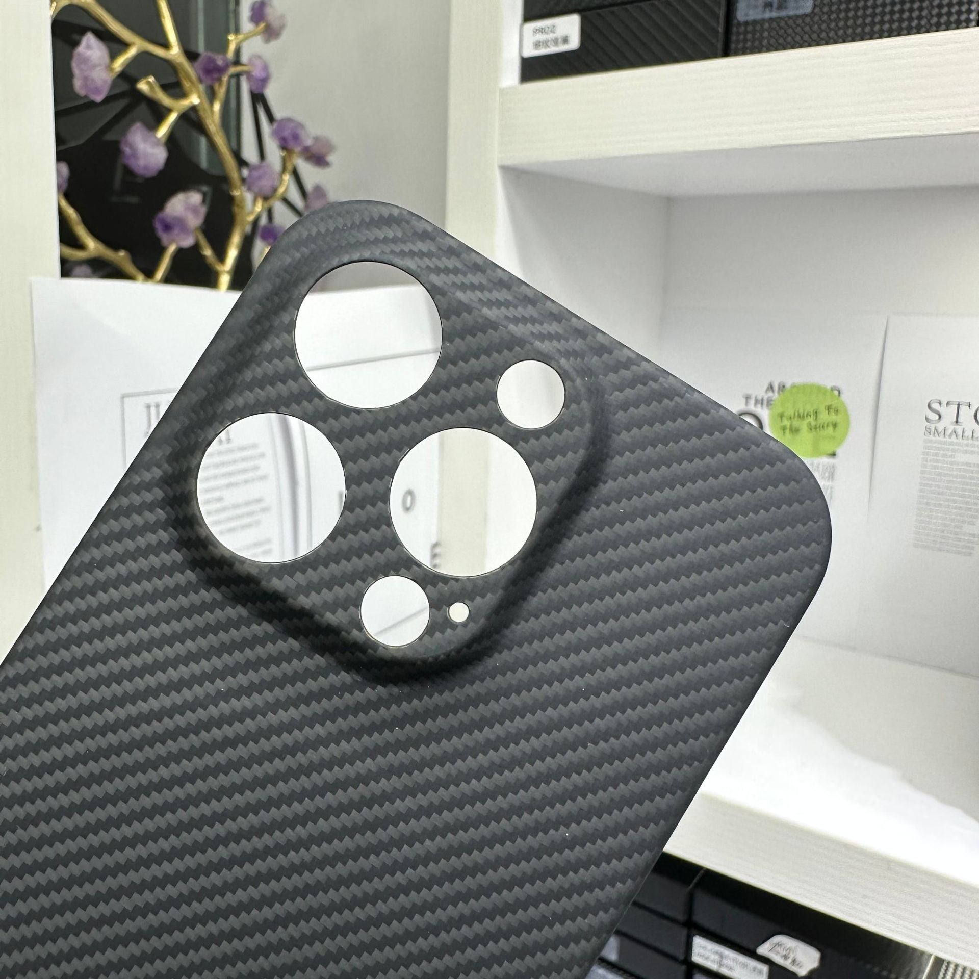 Premium Apple iPhone Case | MagSafe Compatible, Camera Lens Protection, Screen Protection | Ultra Thin, Shockproof, Magnetic, Full All-Around Protection Cover – Carbon Fiber Texture, Soft TPU, Lightweight, Waterproof, Anti-Scratch, Anti-Fingerprint