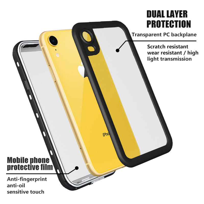 Premium IP68 Military-Grade Underwater Case with MagSafe for Apple iPhone 16/16e, 15, 14, 13, 12 Pro Max, Pro, Plus & Mini - Waterproof for Diving and Swimming | 360° Full Protection Cover, Magnetic Adsorption | Stylish Armor Shockproof Camera Protection