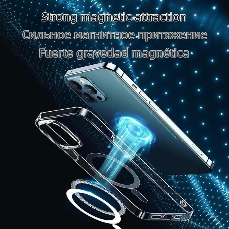 Transparent Magnetic Magsafe For Apple iPhone 16/15/14/13/12 Pro Max Plus Mini Case | Clear Transparent Case, Wireless Charging, Dustproof, Water-Resistant & Enhanced Camera Protection Cover
