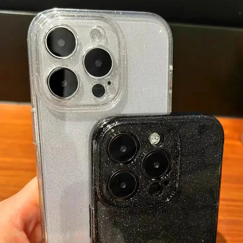 Luxury Bling Glitter Transparent Shockproof Case for Apple iPhone 16/15/14/13/12 Pro Max Plus Mini
| Stylish & Protective