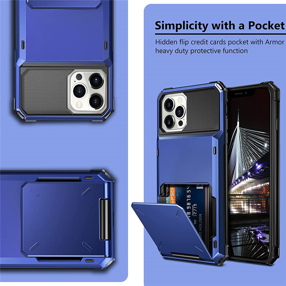 High-Quality Wallet with 4 Card Slots and Credit Card Holder Cover iPhone Case | MagSafe Case with 360-Degree Protection and Camera Lens Cover for Apple iPhone 16/15/14/13/12 Pro Max, Plus Mini | Armor Phone Case | Premium Wallet Protective Cover