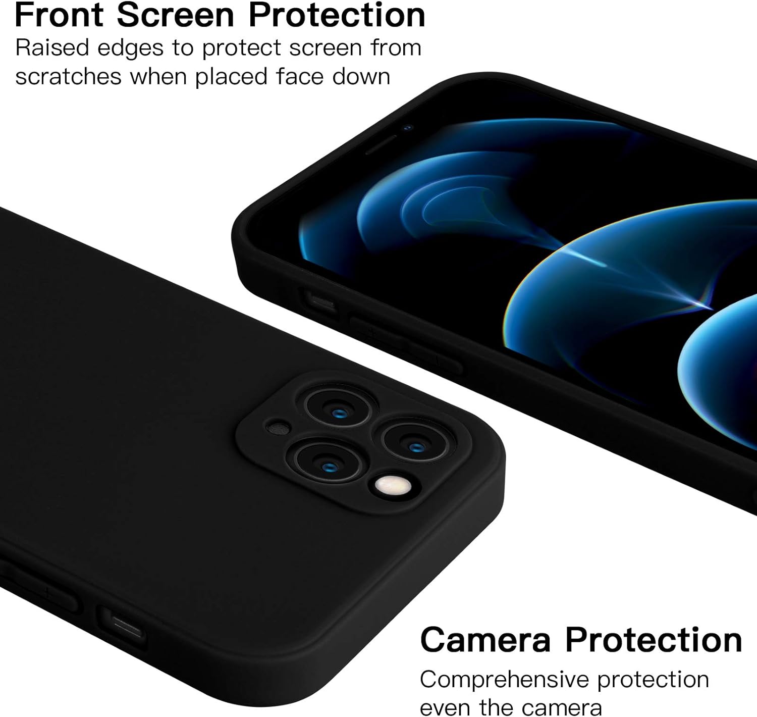 Anti-Gravity Apple iPhone Case for Apple iPhone 16/15/14/13/12 Pro Max Plus Mini | Surface Adsorption, Magic Nano Suction, Soft TPU Frame, Silicon+PC, Waterproof, Shockproof & Camera Protection