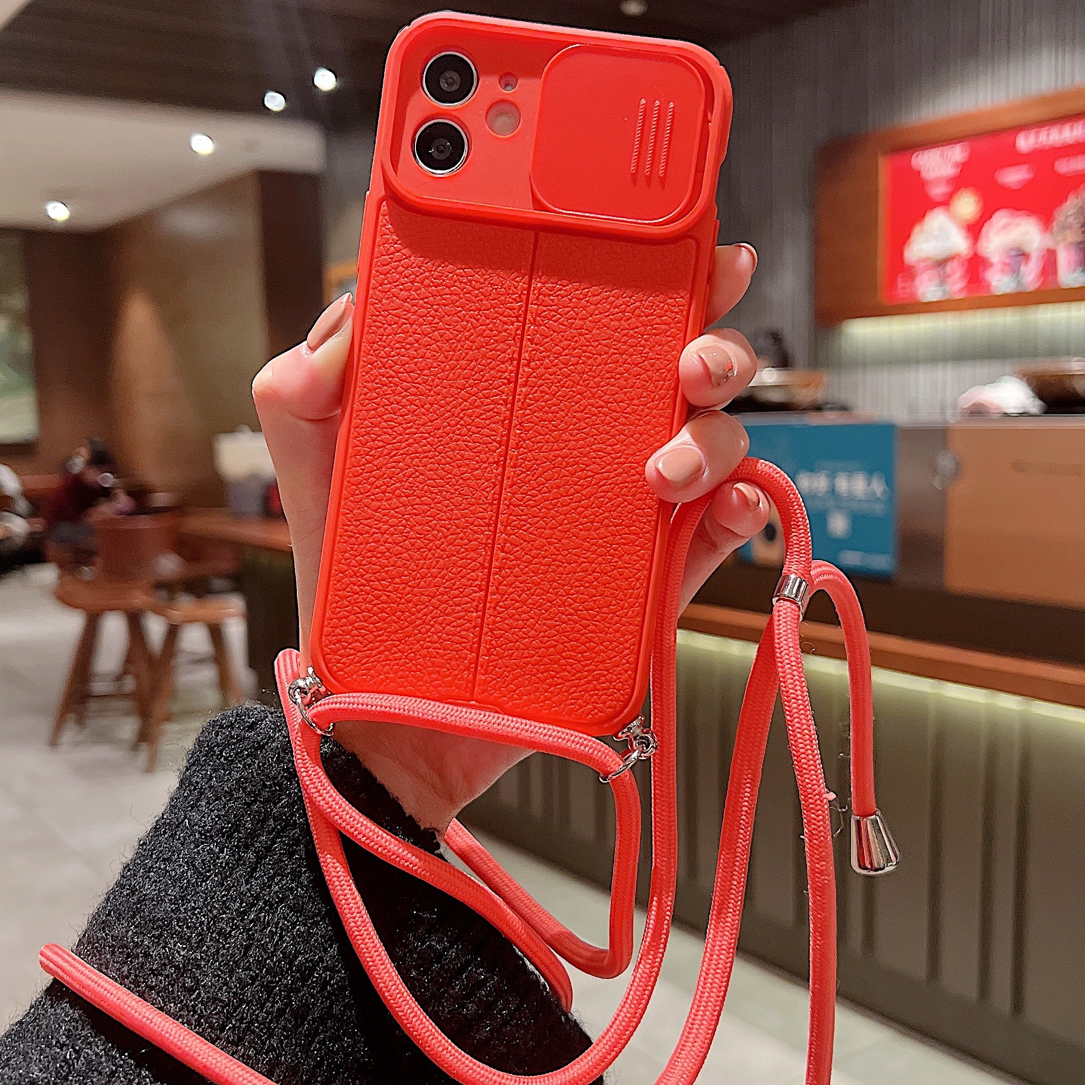 Premium Camera Slider Lens with Luxurious Leather Texture iPhone Case | MagSafe Case with Full Protection and Camera Lens Cover for Apple iPhone 16/15/14/13/12 Pro Max Plus Mini | Heavy Duty Phone Case | Premium Protective Case