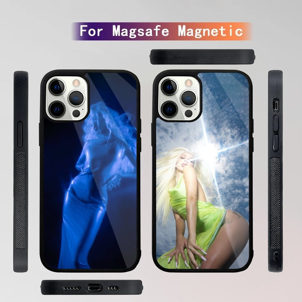 Personalized Luxury iPhone Case for Apple iPhone 16/16e, 15, 14, 13, 12 Pro Max, Pro, Plus & Mini | Custom Photo Design | MagSafe Compatible Case | Camera Protection | Tempered Glass | Premium Protective Case