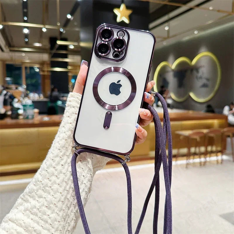 Magnetic Luxury For Apple iPhone 16/15/14/13/12 Pro Max Plus Mini Case Made Of Soft Silicone | Camera Protection, Clear Premium Coating, Magsafe Wireless Charging & Scratch-Resistant