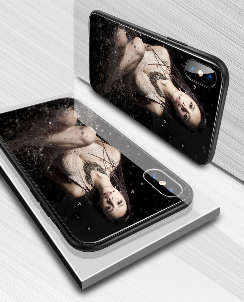 Apple iPhone HĂŒlle Benutzerdefiniertes Foto MagSafe, Kameraprotektion, gehĂ€rtetem Glas iPhone 11 12 13 14 15 Pro Max Plus