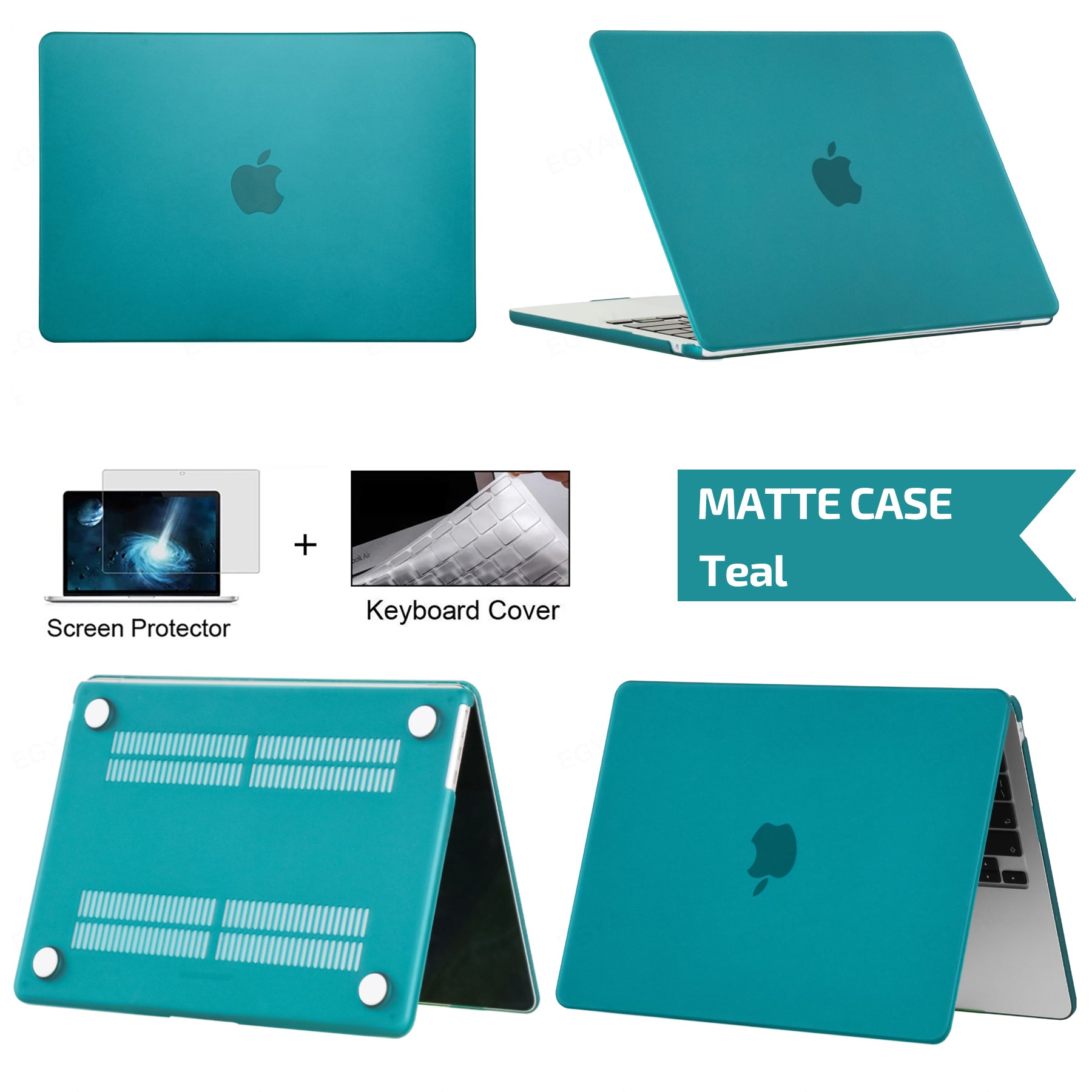 High-Quality Ultra-Thin Hardshell Case - Laptop Sleeve for MacBook Air/Pro/M3/M2/M1: 16,14,13-inch | 2024/2023/2022/2020 Series - Premium Cover