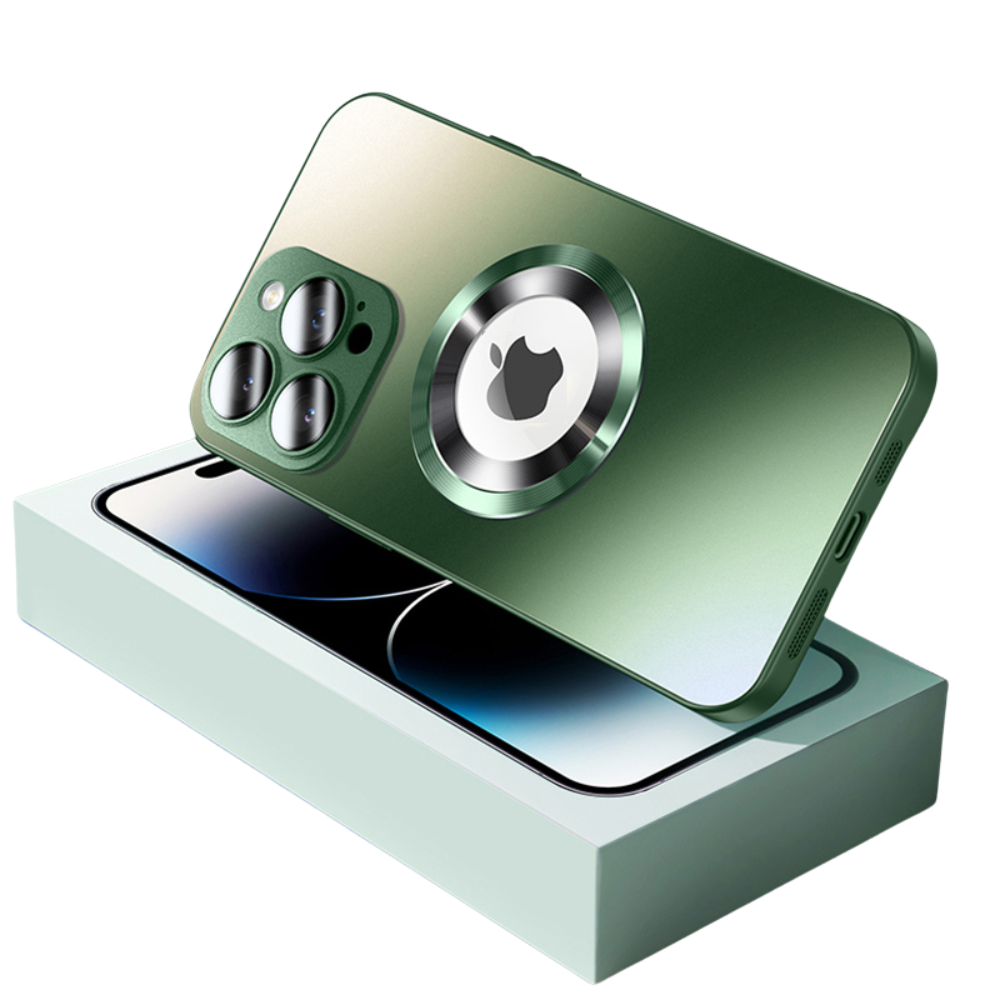 High-Quality Matte Magnetic iPhone Case with MagSafe for Apple iPhone 16/15/14/13/12 Pro Max Plus Mini | Glass Lens Camera Protection Cover, Armor Protective Case, Shockproof and Stylish Phone Case | Limited Edition