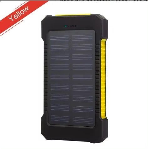 High-Quality Power Bank 20000mAh Solar Charger | Portable External Battery with 5V Fast Charging and Super Bright Flashlight for Smartphones, Apple iPhone, Samsung, iOS & Android On-the-Go