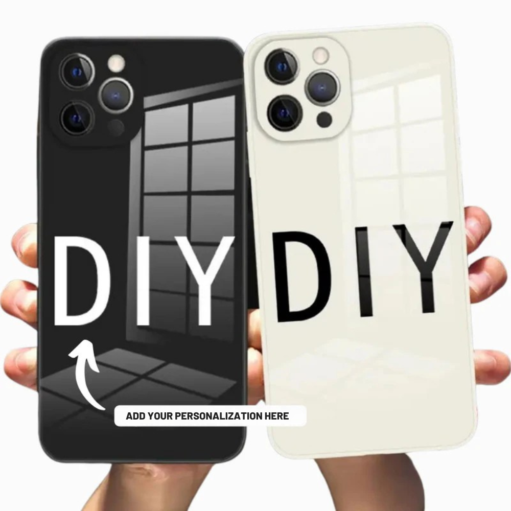 Personalized Luxury iPhone Case for Apple iPhone 16/16e, 15, 14, 13, 12 Pro Max, Pro, Plus & Mini Cover | Custom Name, Initials, Symbols & Numbers | MagSafe Compatible | Camera Protection | Tempered Glass | Premium Protective Case