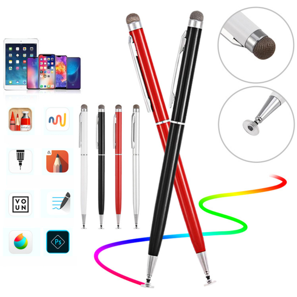Premium Universal 2-in-1 Stylus for Apple iPhone & iPad Series: Apple iOS & Android: Capacitive Touch Pen for iPad, Samsung, Xiaomi Tablet & Smartphones | Limited Edition