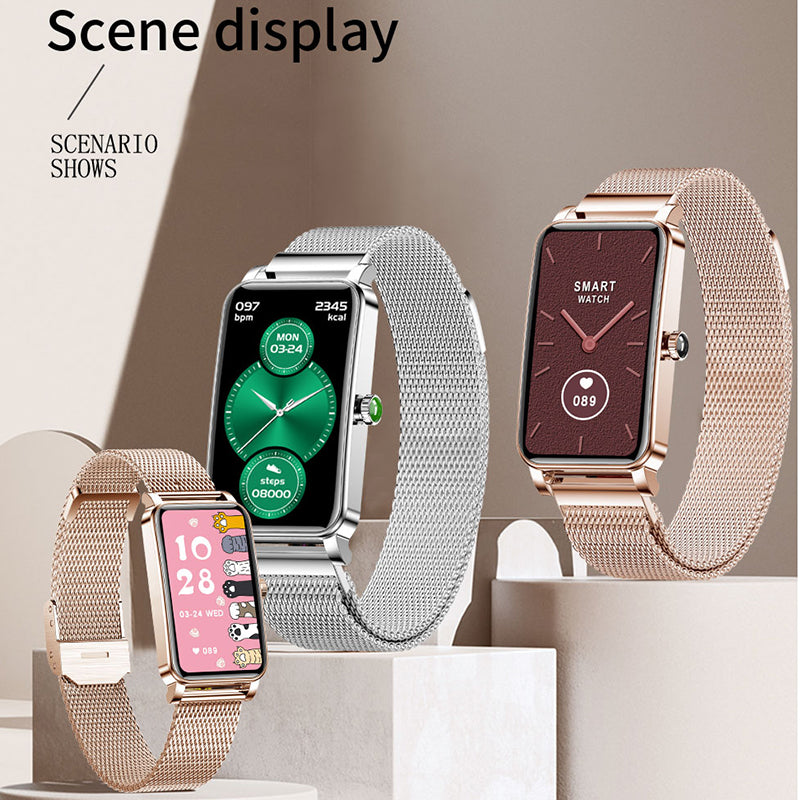Premium Luxury Smartwatch for Women with Full Touch Screen, Bluetooth Calling, Waterproof IP67, Fitness & Health Tracker, Elegant Sport Design – Stylish Smart Watch for Daily Wear – Compatible with iOS & Android Smartphones – Limited Edition