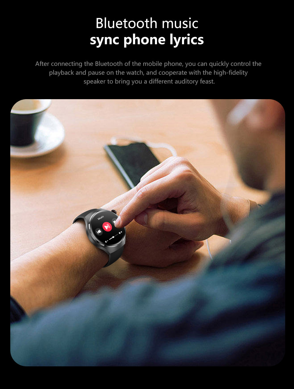 Premium GPS Smartwatch for Men: 360*360 HD Screen, Heart Rate, Bluetooth Call, NFC, IP68 Waterproof, Blood Sugar Smartwatch | Limited Edition