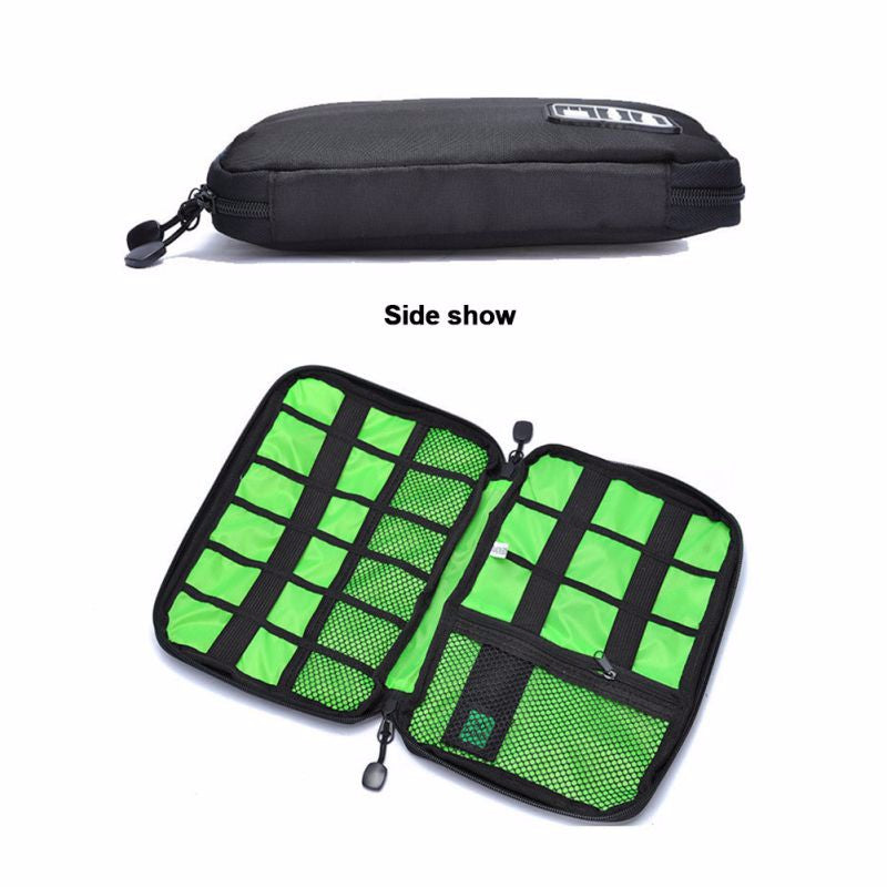 Premium Storage Bag for MacBook & Laptop Accessories – Fits 13", 14", 16" Devices – Travel Organizer Case for External Hard Drive, U-Disk, SSD, Charger, Headphones, Cables & More | Compact & Water-Resistant Design