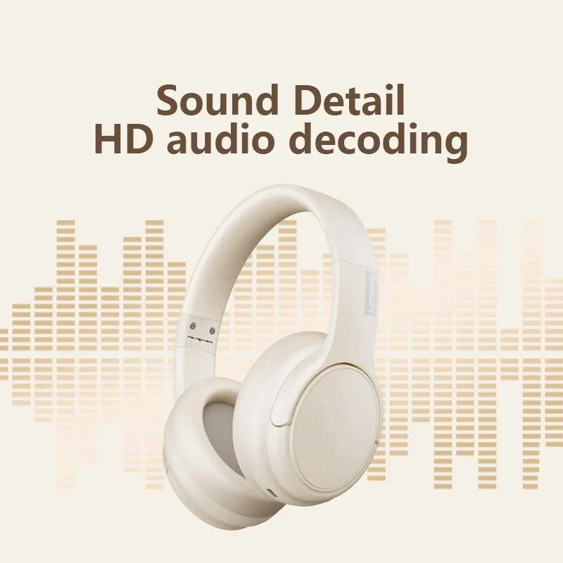 Hochwertiges Lenovo TH20 Gaming Kopfhörer: Dual-Mode Headset, Wireless Bluetooth 5.3, Faltbar, Sport, Musik - 2023 Neuheiten